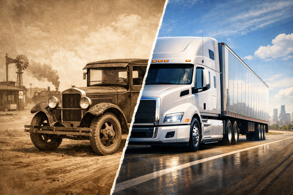 From Diesel Engines to Digital Freight Platforms: The Evolution of Trucking in America